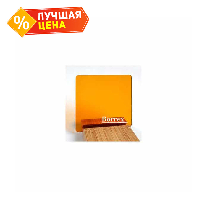 Монолитный поликарбонат 4 мм BORREX оранжевый 2050х3050 мм